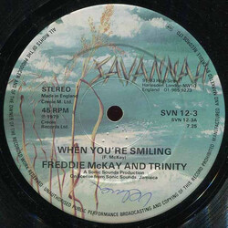 Freddie McKay / Trinity (4) When You're Smiling Vinyl 12" USED