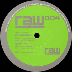 Guy McAffer / Dave Preece RAW 004 Vinyl 12" USED