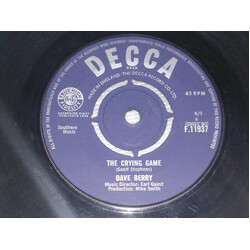Dave Berry The Crying Game Vinyl 7" USED