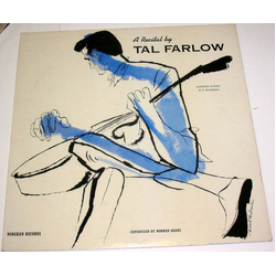 Tal Farlow A Recital By Tal Farlow Vinyl LP USED
