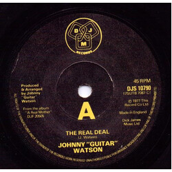 Johnny Guitar Watson The Real Deal USED VINYL 7INCH