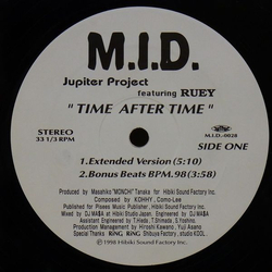 Jupiter Project / Ruey Time After Time Vinyl 12" USED