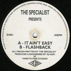 The Specialist (3) It Ain't Easy / Flashback Vinyl 12" USED