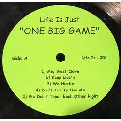 Big Game (6) Life Is Just "One Big Game" Vinyl LP USED