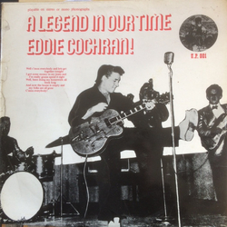 Eddie Cochran A Legend In Our Time Vinyl LP USED