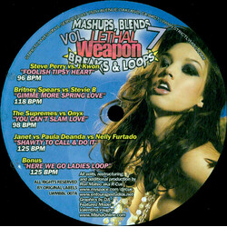 Various Lethal Weapon Mashups, Blends, Breaks & Loops Vol. 7 Vinyl 12" USED