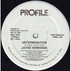 Jayne Edwards Determination / It Should Have Been Me Vinyl 12" USED