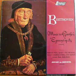 Ludwig Van Beethoven / Edouard Van Remoortel Music To Goethe's "Egmont" Op. 84 (Complete) Vinyl LP USED