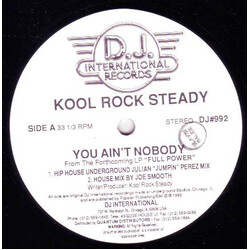 Kool Rock Steady You Ain't Nobody Vinyl 12" USED