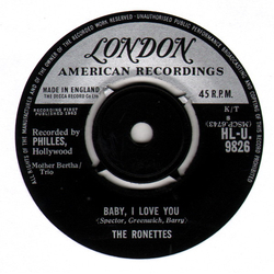 The Ronettes / The Phil Spector Group Baby, I Love You / Miss Joan And Mr. Sam Vinyl 7" USED