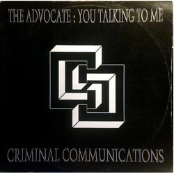 The Advocate You Talking To Me? Vinyl 12" USED