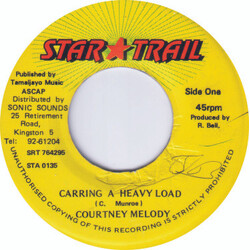 Courtney Melody Carrying A Heavy Load USED VINYL 7INCH 45 RPM