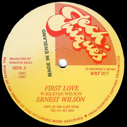 Ernest Wilson First Love / Lady Soul Vinyl 12" USED