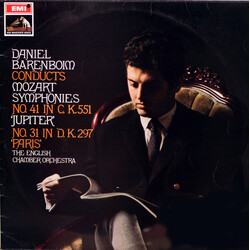 Daniel Barenboim / English Chamber Orchestra Mozart Symphonies: No. 41 In C, K.551 "Jupiter"; No. 31 In D, K.297 "Paris" Vinyl LP USED