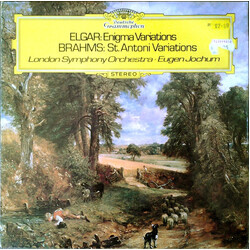 Sir Edward Elgar / Johannes Brahms / London Symphony Orchestra / Eugen Jochum Enigma Variations / St. Antoni Variations Vinyl LP USED