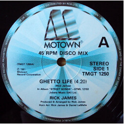 Rick James Ghetto Life Vinyl 12" USED