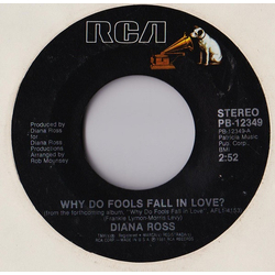 Diana Ross Why Do Fools Fall In Love? Vinyl 7" USED