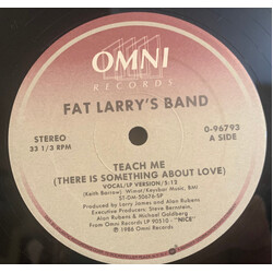 Fat Larry's Band Teach Me (There Is Something About Love) / You Bring Out The Dog In Me Vinyl 12" USED