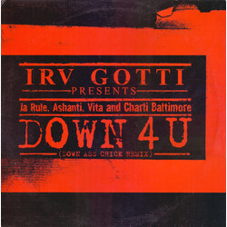 Irv Gotti / Ja Rule / Ashanti / Vita (3) / Charli Baltimore Down 4 U (Down Ass Chick Remix) Vinyl 12" USED