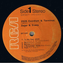 Zager & Evans 2525 (Exordium & Terminus) Vinyl LP USED