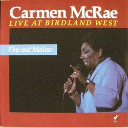 Carmen McRae Fine And Mellow - Live At Birdland West Vinyl LP USED