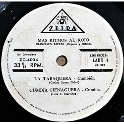 Francisco Zapata Mas Ritmos Al Rojo Vinyl 7" USED