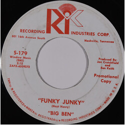 Ben Keith Moon Drops / Funky Junky Vinyl 7" USED