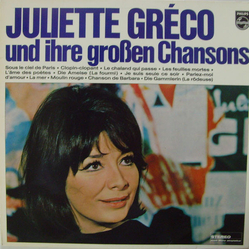 Juliette Gréco Und Ihre Großen Chansons Vinyl LP USED