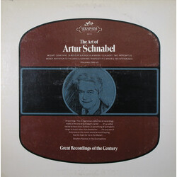 Artur Schnabel The Art Of Artur Schnabel Vinyl LP USED