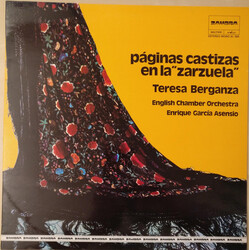 Teresa Berganza / English Chamber Orchestra Paginas Castizas En La "Zarzuela" Vinyl LP USED