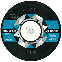 Len Barry 1-2-3 / You Baby Vinyl 7" USED