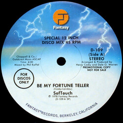 SofTouch Be My Fortune Teller Vinyl 12" USED