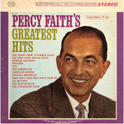 Percy Faith Percy Faith's Greatest Hits Vinyl LP USED