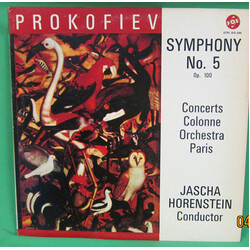 Sergei Prokofiev / Jascha Horenstein / L'Orchestre De L'Association Des Concerts Colonne Symphony No. 5 Op. 100 Vinyl LP USED