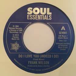 Frank Wilson Do I Love You (Indeed I Do) / Sweeter As The Days Go By Vinyl 7" USED