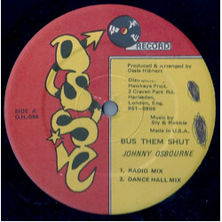 Johnny Osbourne Bus Them Shut Vinyl 12" USED