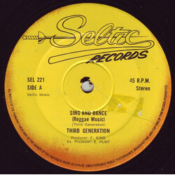 Third Generation (7) / Natty Blockka Sing & Dance (Reggae Music) / Dance With The D.J. Vinyl 12" USED