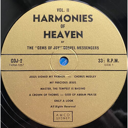 The "Gems Of Joy" Gospel Messengers Harmonies Of Heaven Vol. II Vinyl LP USED