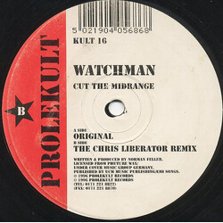 Watchman Cut The Midrange Vinyl 12" USED