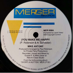 Mike Anthony (2) (You Make Me) Happy Vinyl 12" USED