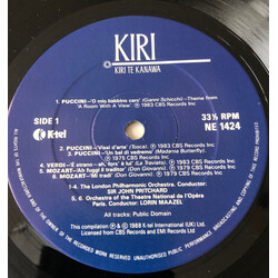 Kiri Te Kanawa Kiri Vinyl LP USED