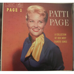 Patti Page Page 1 - A Collection Of Her Most Famous Songs Vinyl LP USED