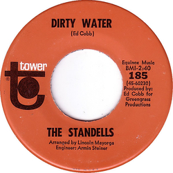 The Standells Dirty Water Vinyl 7" USED