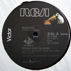 Machine Power And Reason / Thunder, Lightning And Rain USED VINYL 12INCH 33 S RPM