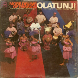 Babatunde Olatunji More Drums Of Passion Vinyl LP USED