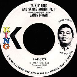 James Brown Talkin' Loud And Saying Nothin' Vinyl 7" USED