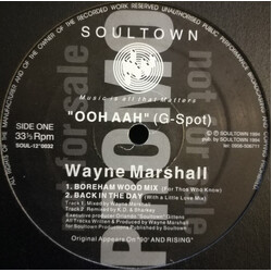 Wayne Marshall (3) Ooh Aah (G-Spot) Vinyl 12" USED