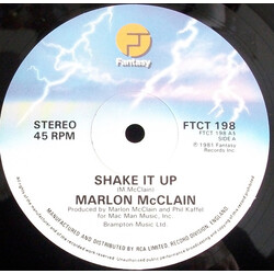 Marlon McClain Shake It Up Vinyl 12" USED