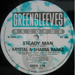 Krystal (3) / Shabba Ranks Steady Man Vinyl 12" USED