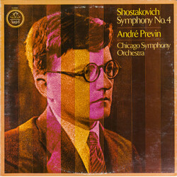 Dmitri Shostakovich / André Previn / Chicago Symphony Orchestra Symphony No. 4 Vinyl LP USED